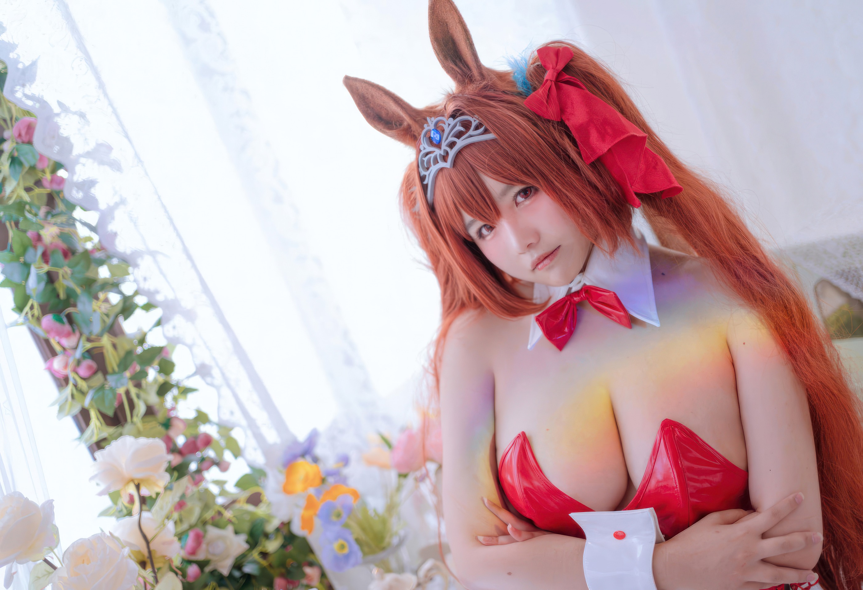 图片[1]-阿半今天很开心 – NO.052 赛马娘 大和赤骥兔女郎[35P]-XikXak